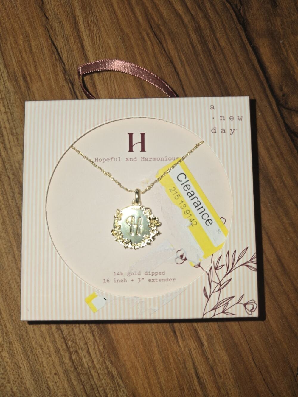 Heartful And Harmonious 14 Karat Gold Dip 16-in + 3 In Extender H Necklace S33